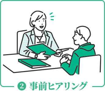 事前ヒアリング